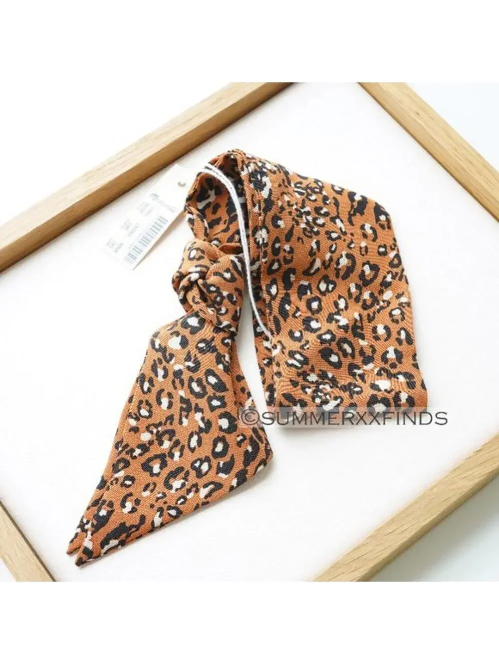 Madewell Silk Skinny Bandana Warm Nutmeg Multi